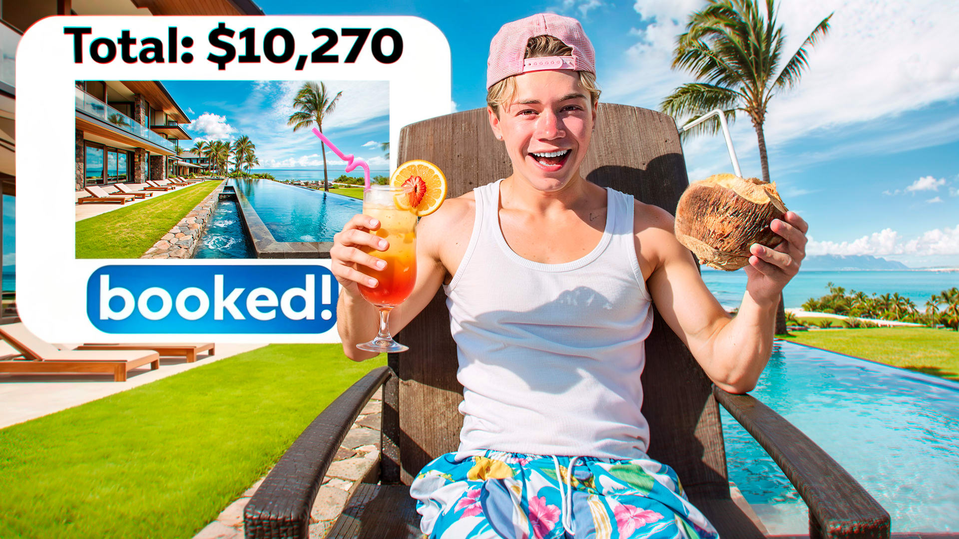 Luxury villa booked thumbnail example